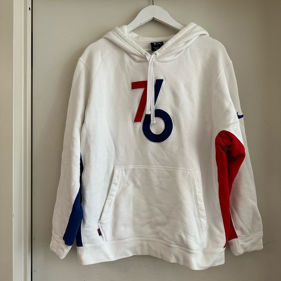 Nike Other - Nike NBA 76ers White Hoodie
